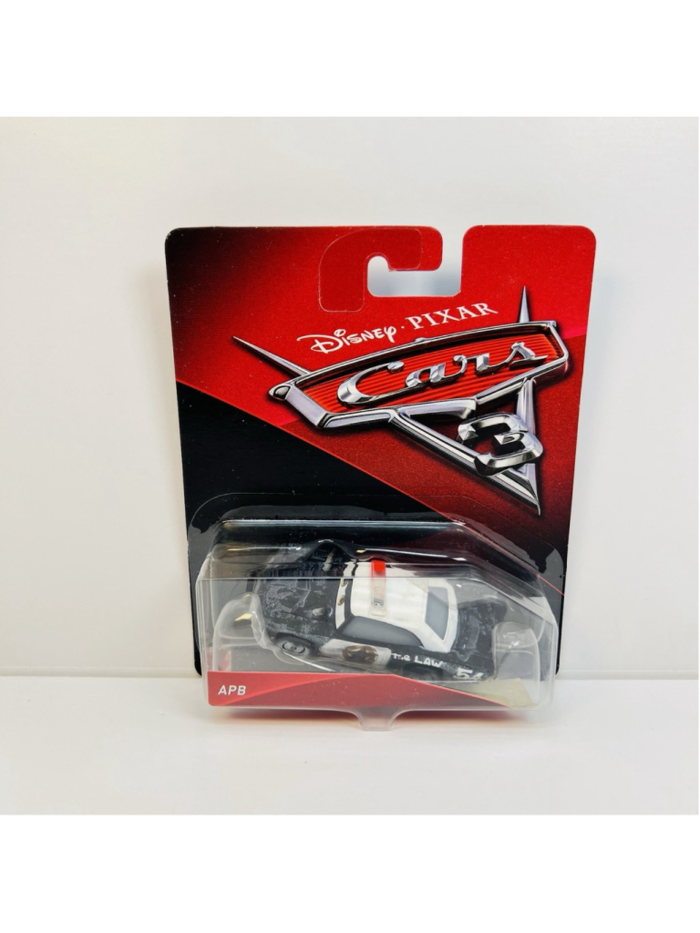 Mattel Disney Pixar Cars 3 APB 1:55 Diecast Car Black/White NEW